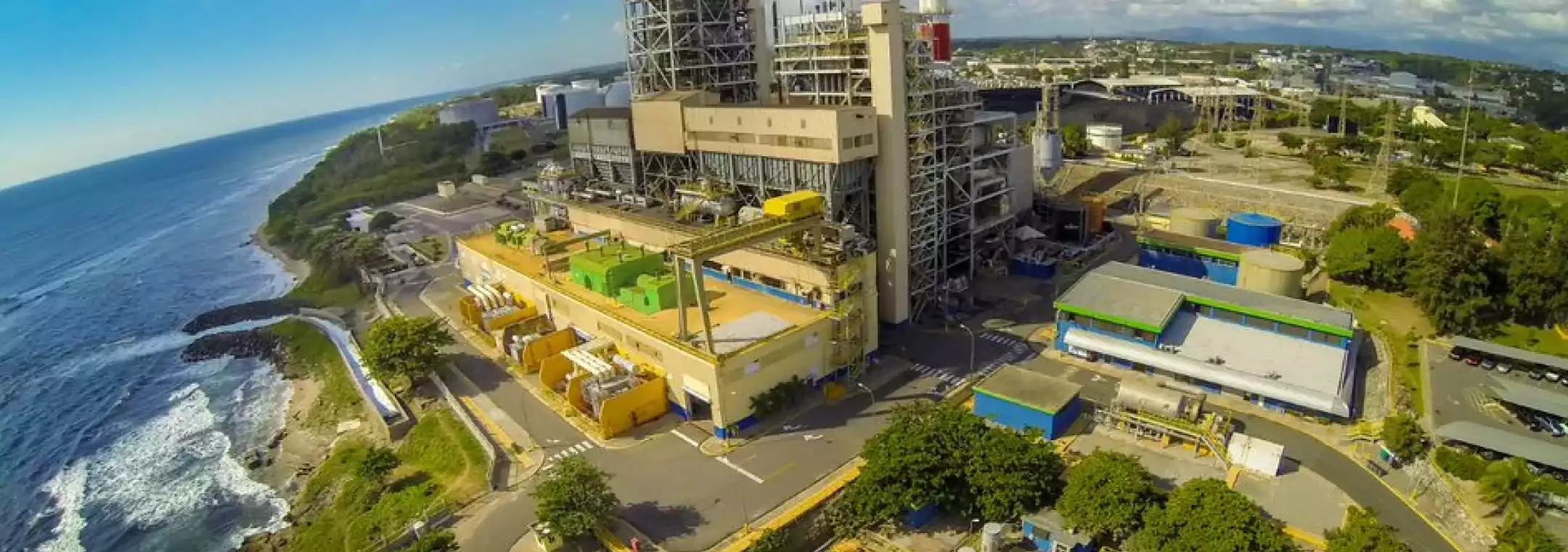 context - aerial view of factory dominicana